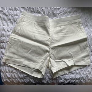 JAMfit Women's Chino Shorts-4"Inseam, High Waisted,Elastic w/ 2 Front Po…